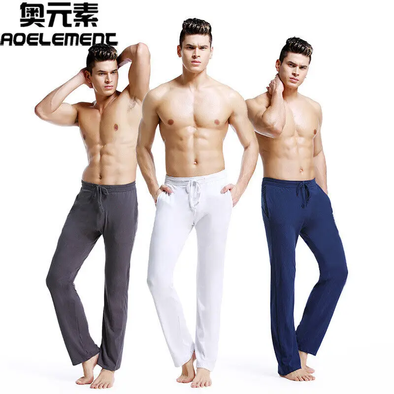 Men's Thermal Underwear Long Johns Men's Fleece Underpants Pajamas Sport Pants Thermal Pants Men Sexy Underwear Sleep Bottoms