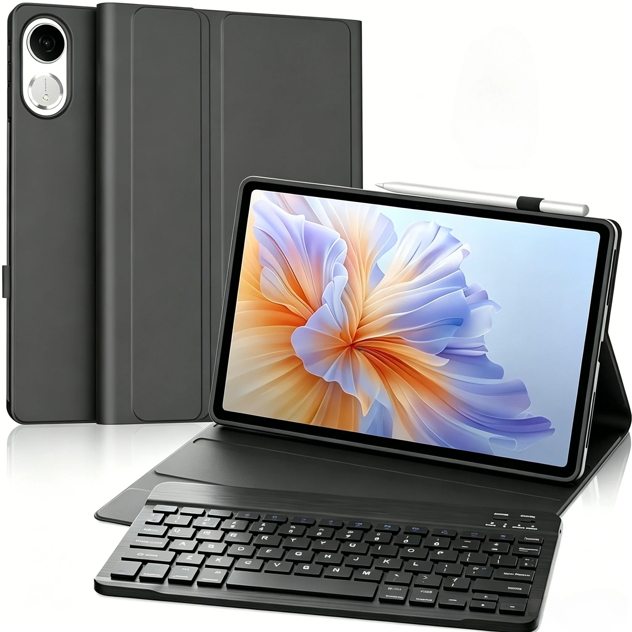 With Pencil Holder For Redmi Pad 2 9.7 Case with Keyboard Detachable Wireless Keyboard Tablet Cover Redmi Pad 2 SE 9.7 Funda