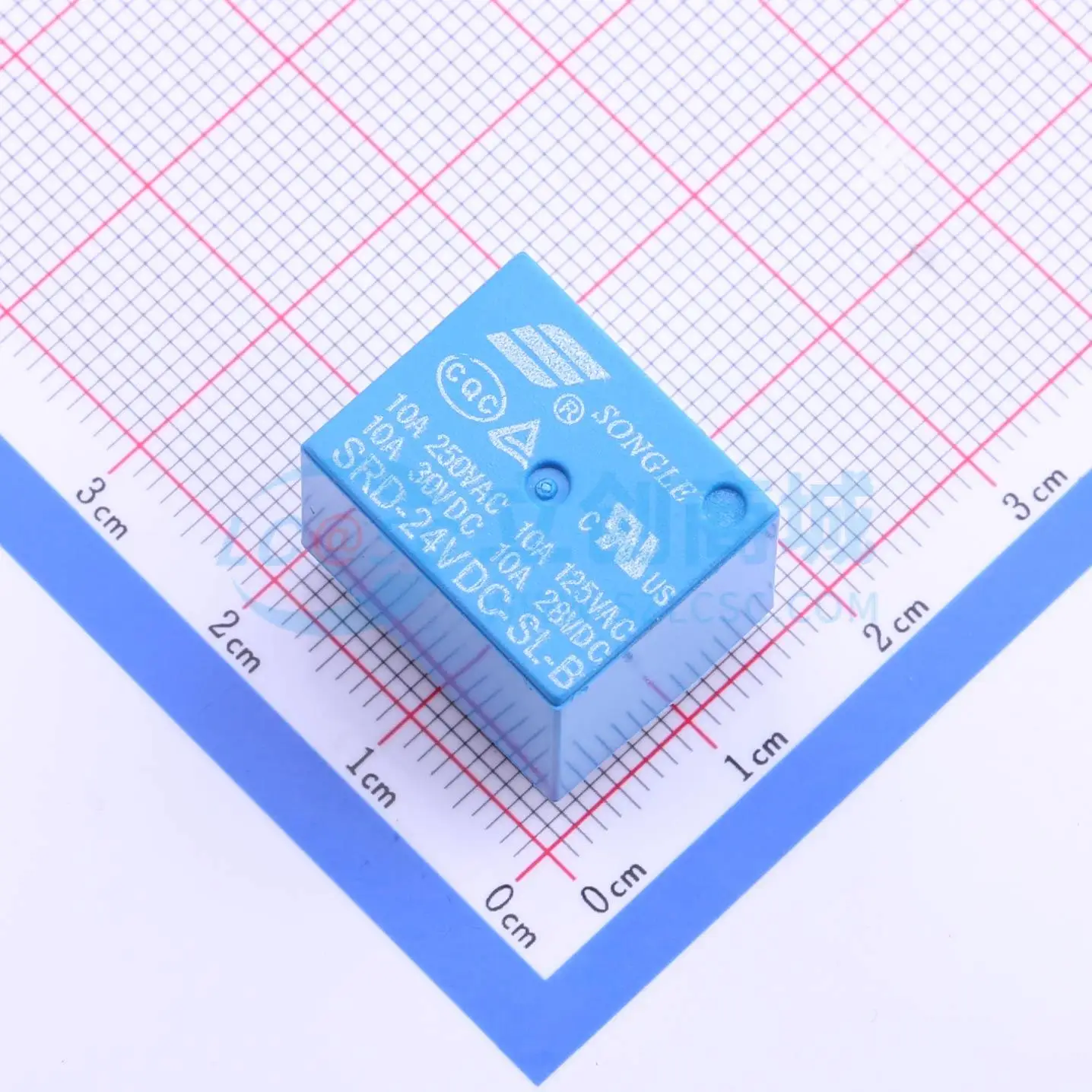 36pcs SRD-24VDC-SL-B 24V 19.2x15.6mm SPST NC Power Relay PCB Electronic Switch