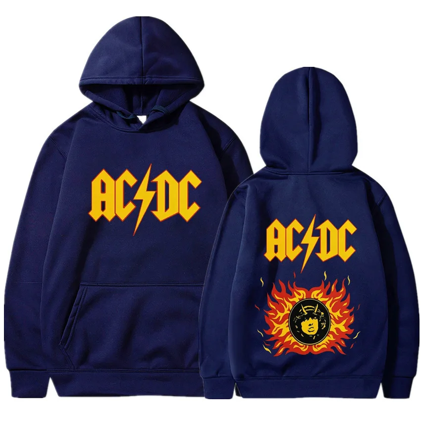 2024 ac pwrdup live dc drucken Hoodie Manner Pullover Sweatshirt Retro Mode übergroße Hoodies Punk Streetwear