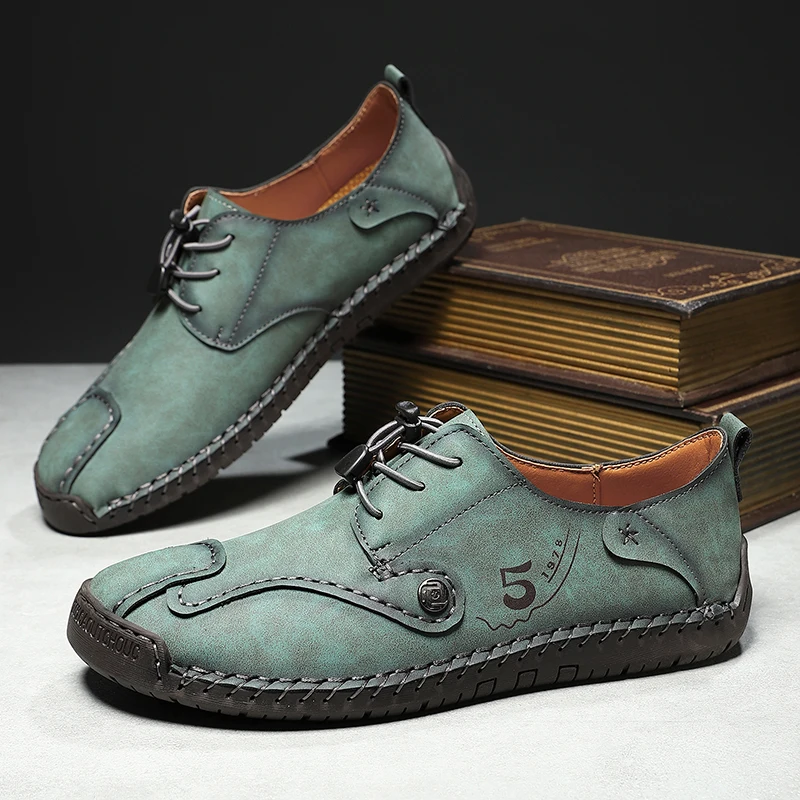 

Мужские кожаные повседневные туфли ручной работы, дизайнерские кроссовки, удобные кожаные лоферы, мокасины для вождения, большие размеры, хит продаж