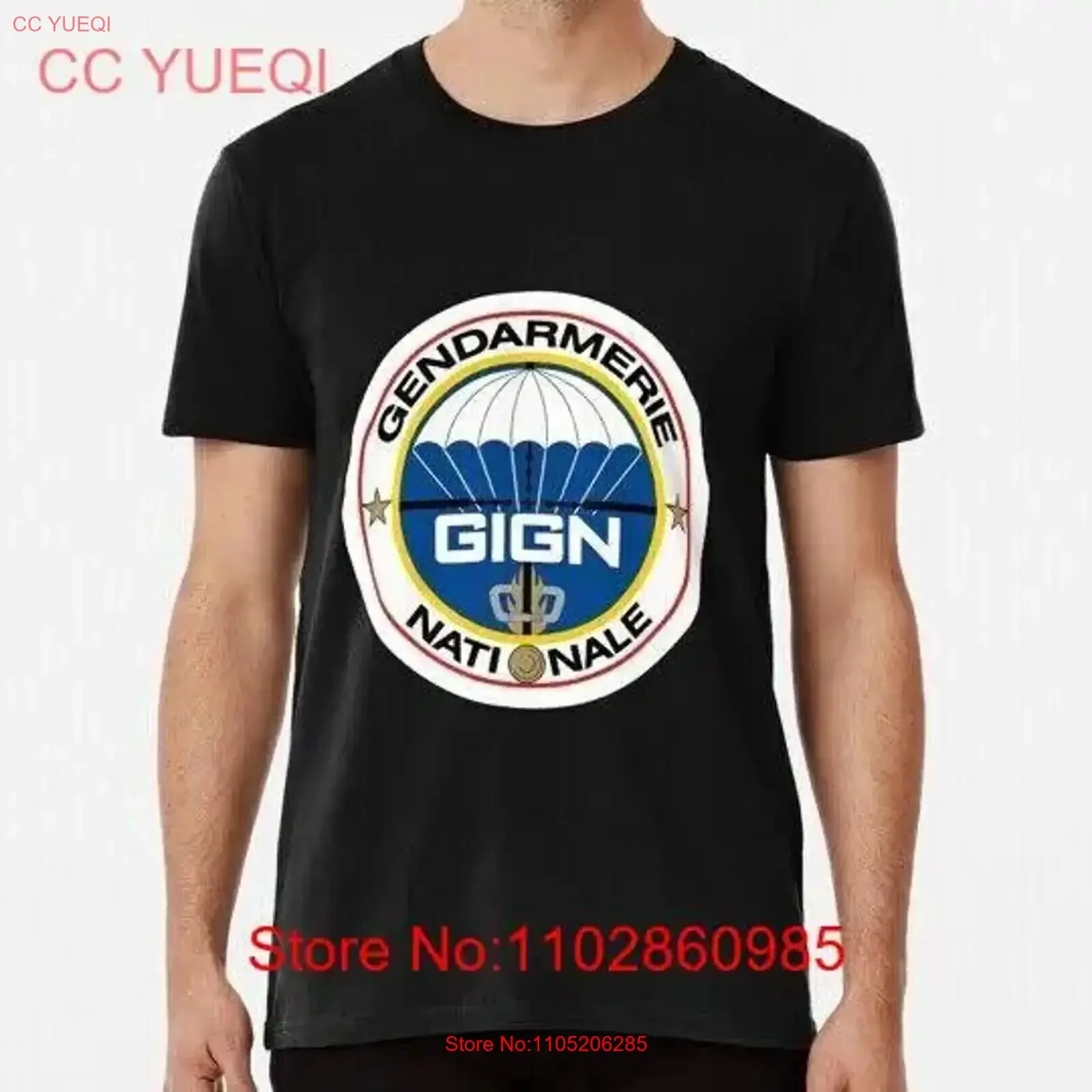تي شيرت National Gendarmerie Intervention Group Gign France S إلى 5XL صنع في الولايات المتحدة الأمريكية تي شيرت عتيق مغسول أنيق للجنسين متعدد الاستخدامات