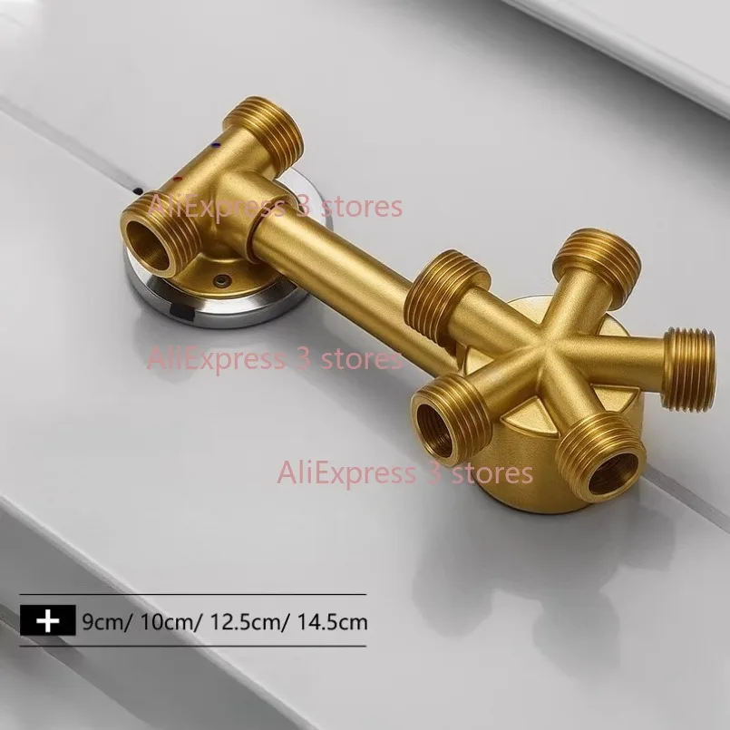2 . 3 . 4 .5 gear shower water distribution switch valve. Multi-channel water separator accessories