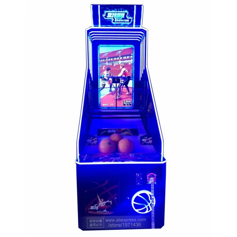 2024 New Street Basketball Shooting Machine Adults Sports Amusement Game Center Video Tickets Redemption Arcade Game Machine