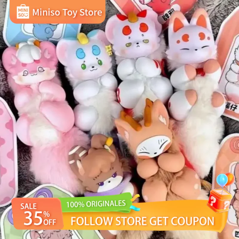 

Официальная лицензированная серия You Shou Yan Ling In Hand, слепая коробка, плюшевая кукла, подвесное украшение, милый подарок, товары