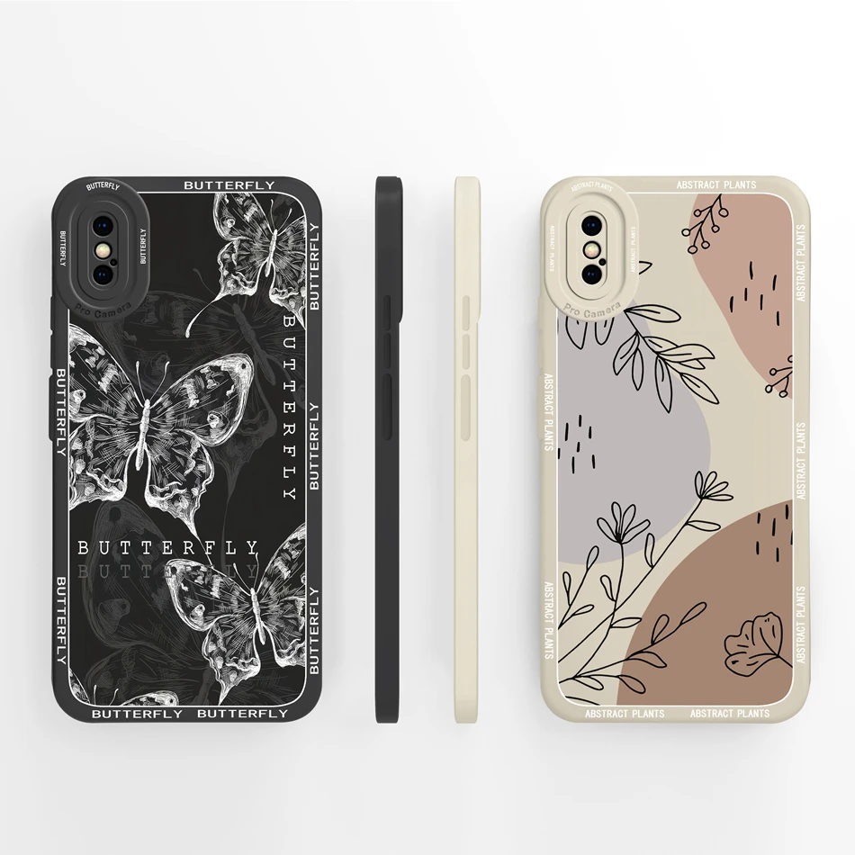 Case For iPhone X XS Artistic Bear Liquid Silicone Phone Cases For iPhoneX Protector For iPhoneXS Full Protection Back Cover