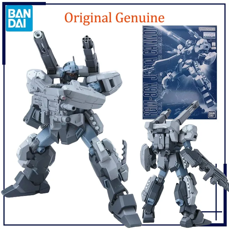 Oryginalna oryginalna Bandai Anime GUNDAM JESTA CANNON MG 1/100 RGM-96X Model montażowy zabawki figurka prezenty ozdoby kolekcjonerskie