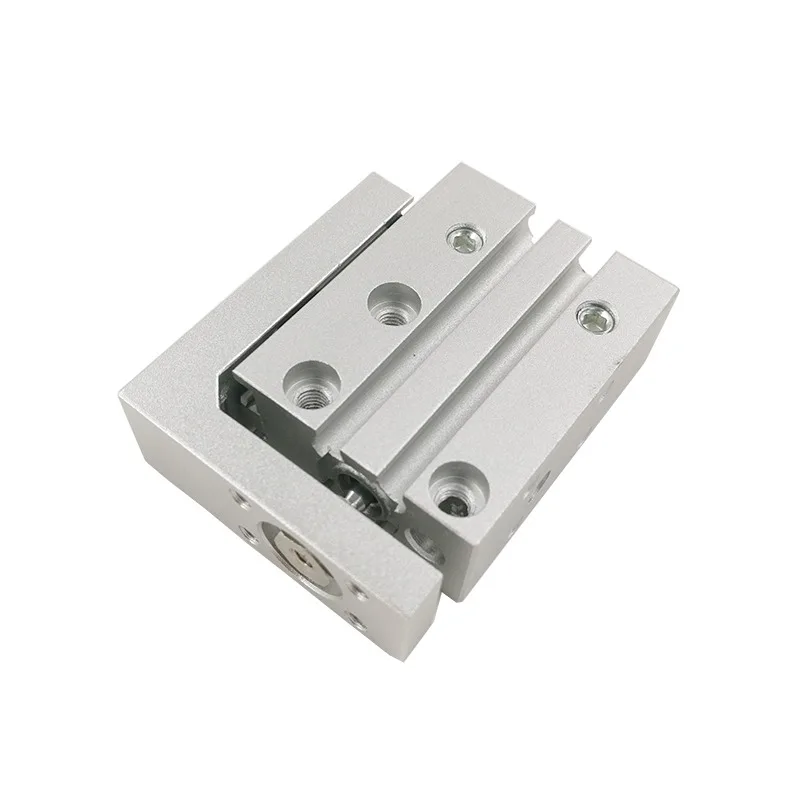 MXH Rail Cylinder MXH6 MXH10 SMC Type Precision Pneumatic Cylinder Linear Side Rail Guide Rod Cylinder MXH6-10 MXH10-10 MXH6-15