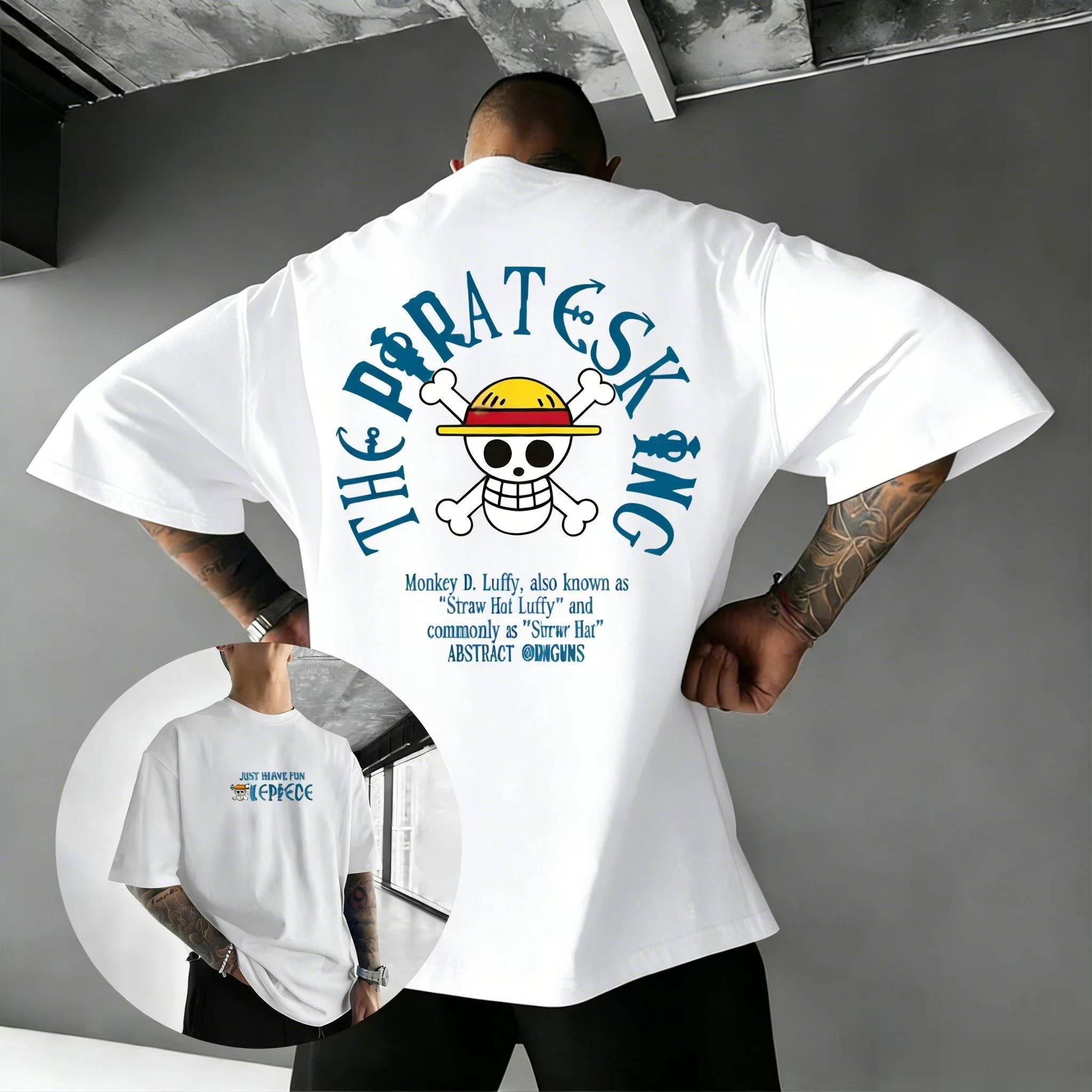 

2026 One Piece Pirat King Anime T Shirt Men Women Cotton Short Sleeve Tee Streetwear Casual Tops Manga Graphic Tee Summer Y2k