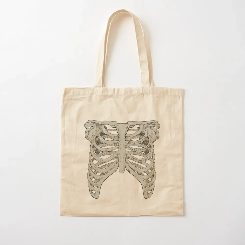 

The Locked Tomb - Ribcage Tote Bag shopping bag logo ecological bags handbag Tote Bag