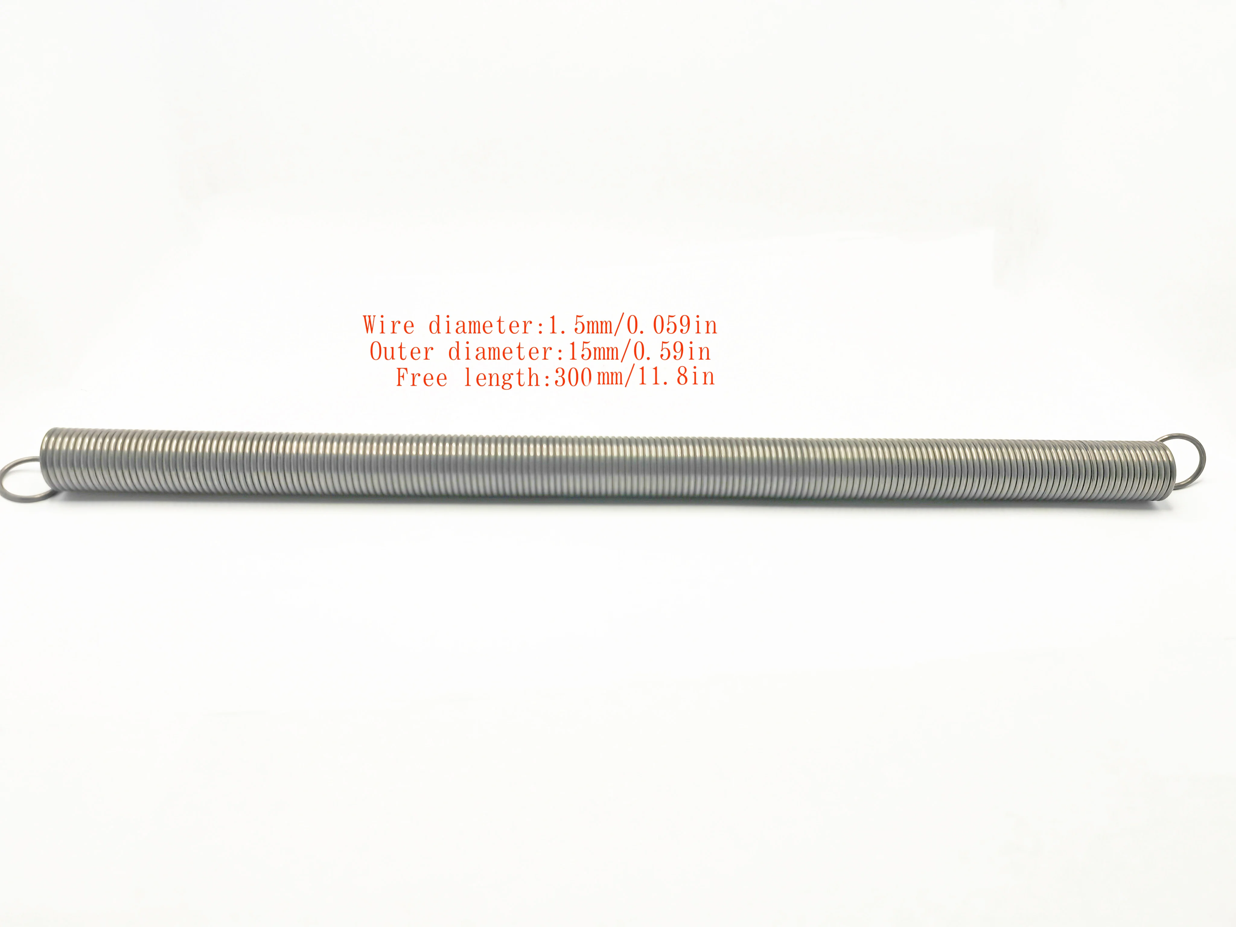 1PC High-quality extension spring length 300mm, perfect for industrial applications, automotive, and furniture.