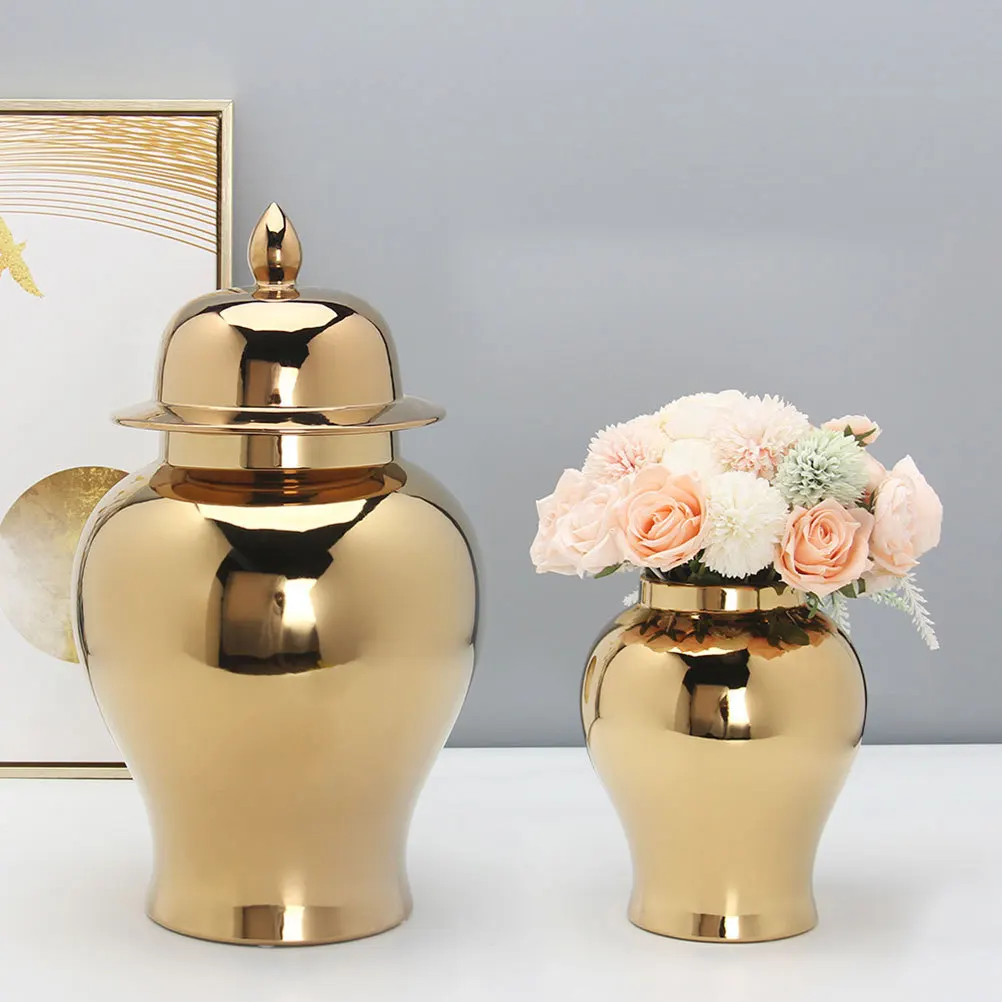 

Ceramic Vase Decorative Storage Jar Decor Dried Flower Vase Office Tabletop Flower Arrangement Pot