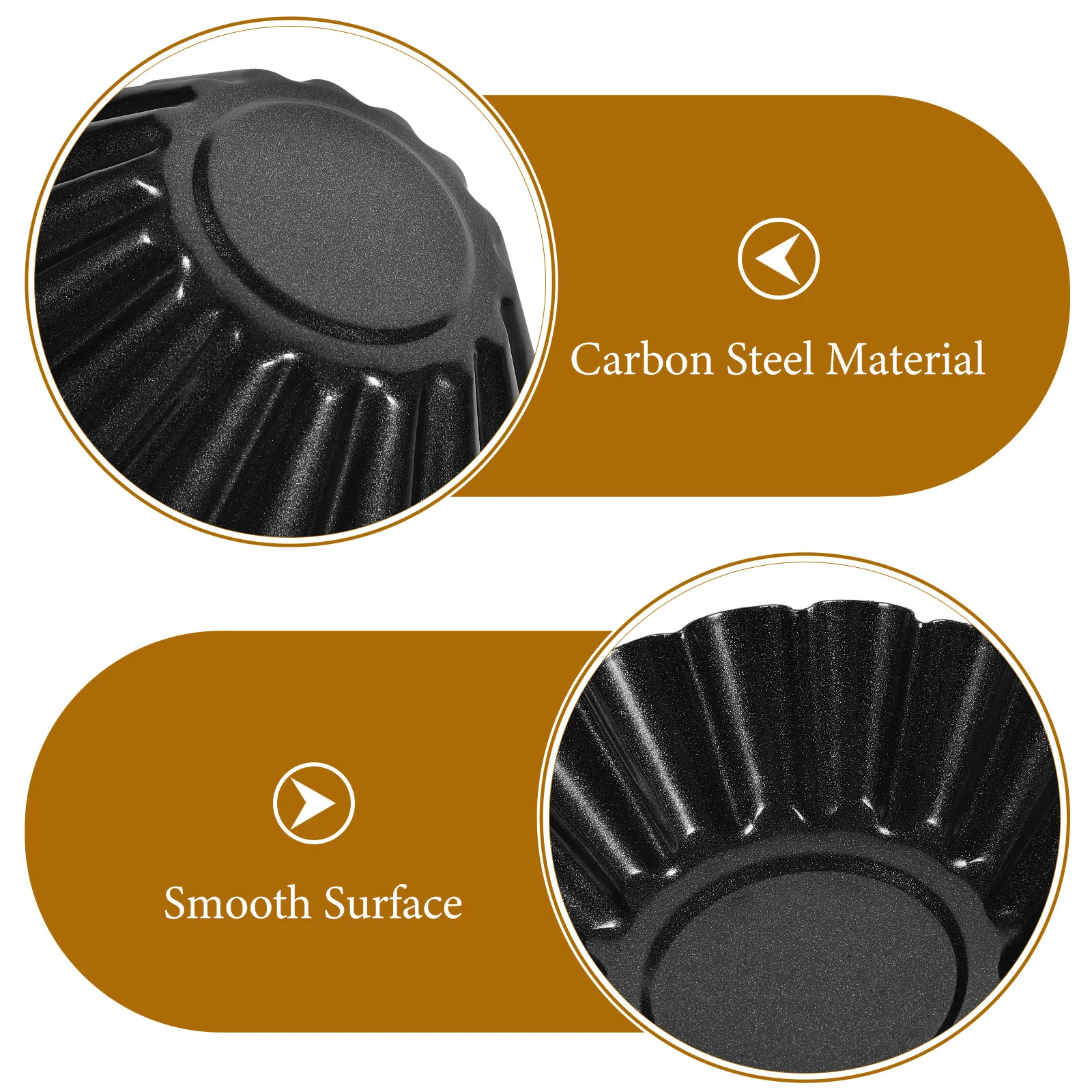 

12pcs Molds Carbon Steel Nonstick Flower Design Perfect for Baking Fruit Tart Mini Cupcake Egg Tart Shells Easy Clean for Home