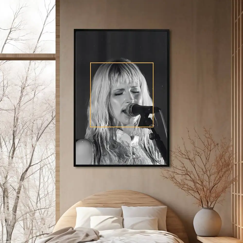 Singer H-Hayley W-Williams Poster Waterproof HD Wall Art Decal Self-Adhesive Aesthetic Decor For Home Living