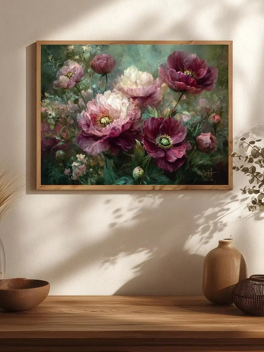 1 Stück, 30 x 40 cm / 11,8 x 15,7 Zoll, 11CT/14CT Kreuzstich-Set, DIY-Stickset als Geschenk zum Valentinstag, für Festivals, Blumenmotive. – Detail 1