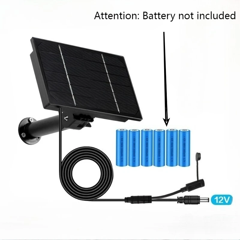 New Panneau Solaire 4W, Installation De Batterie 18650, Micro USB Et TypeC for Chargement D'appareil Photo Ou De Routeur