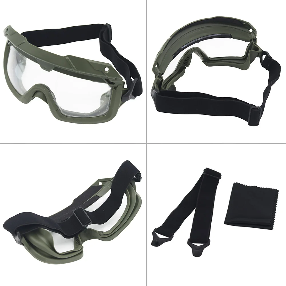 Gafas Tácticas VULPO Protección Outdoor Montañismo Compatible Casco - imagen 5