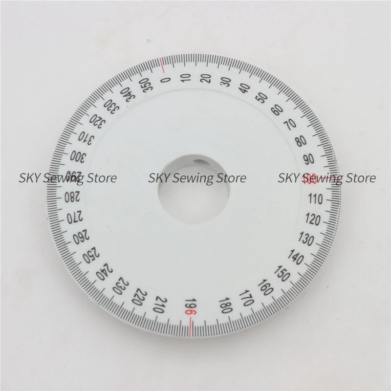 1PCS Dial Outer Diameter 10.7cm 8cm Aluminum Plastic Dial for Tajima Barudan Swf Feiya Zsk Happy Domestic Computer Embroidery