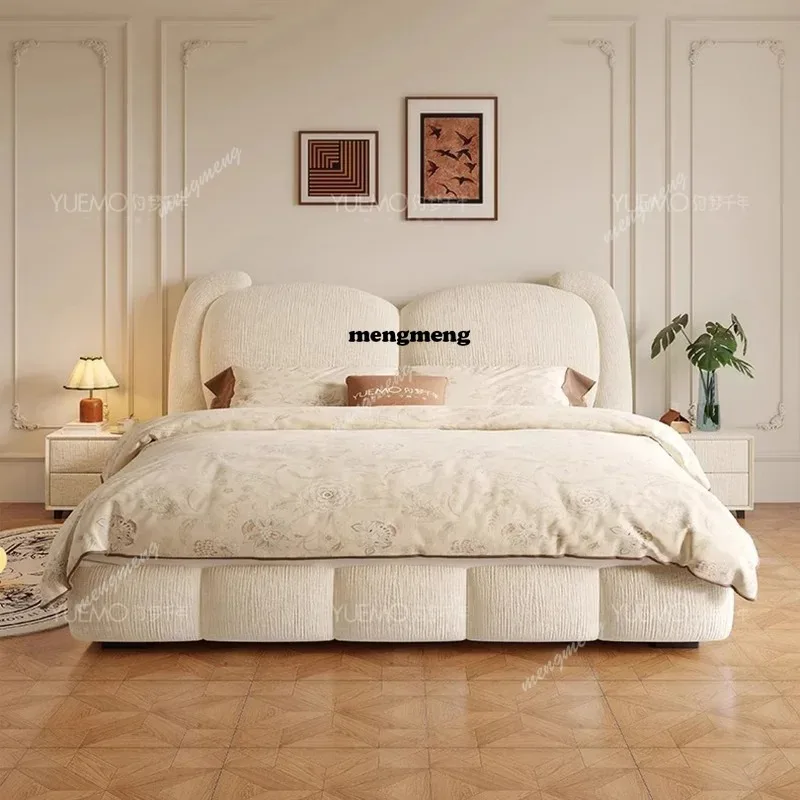 

Bedroom Girls Bed Simple Design Wooden Frame Double Queen Massage Bed Sleeping Princess Letto Matrimoniale Unique Furniture