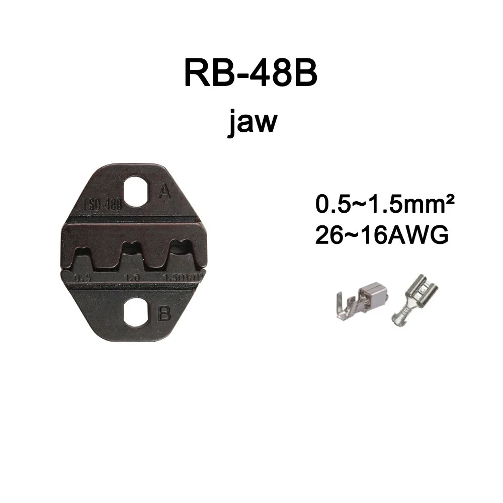 LUBAN – MINI outil de sertissage de STYLE européen, ensembles de pinces à sertir pour série RB RB28B RB48B RB16WF RB06WF RB03H RB02 mâchoires