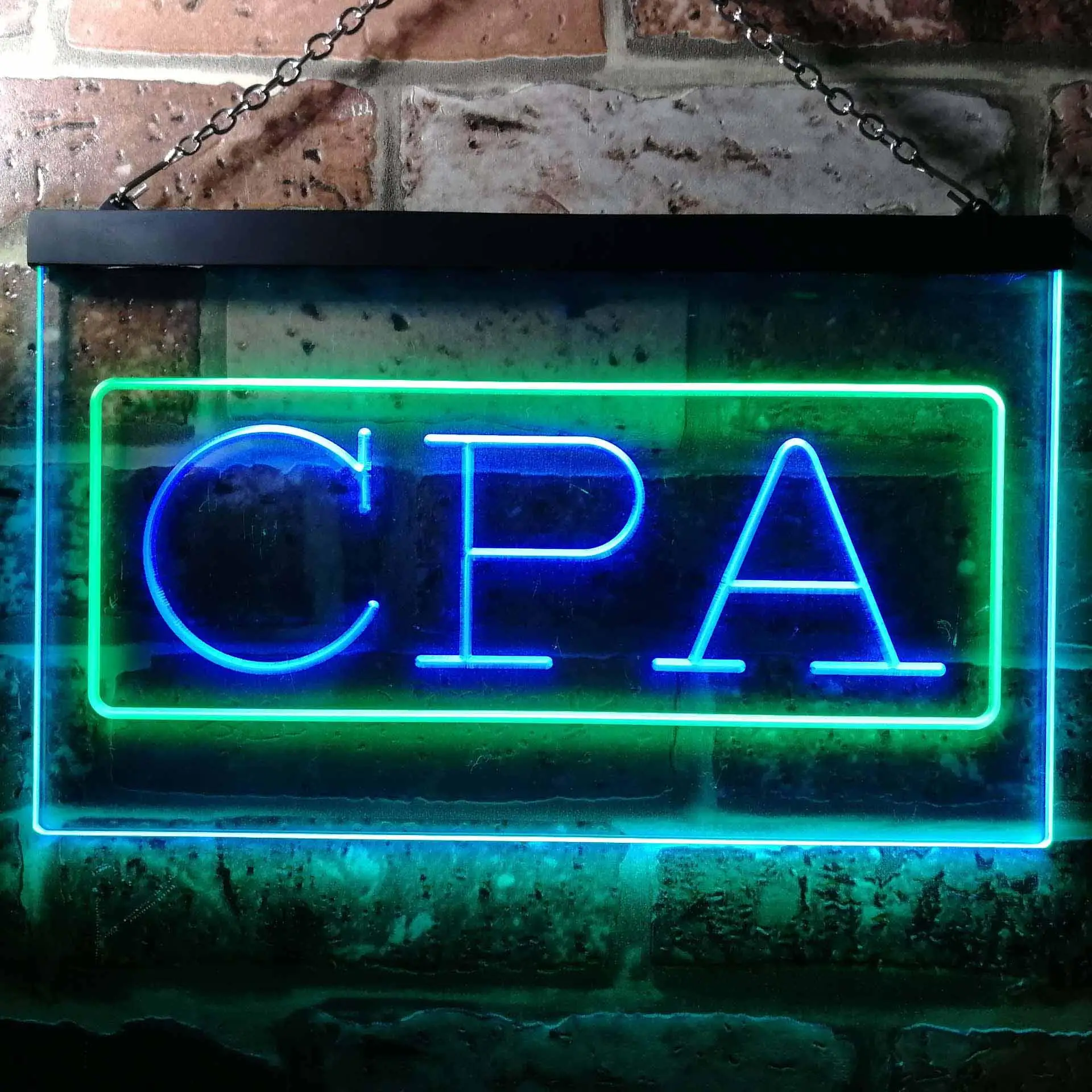 CPA Certified Public Accountant Services Dual-color LED Neon Sign st6-i0979