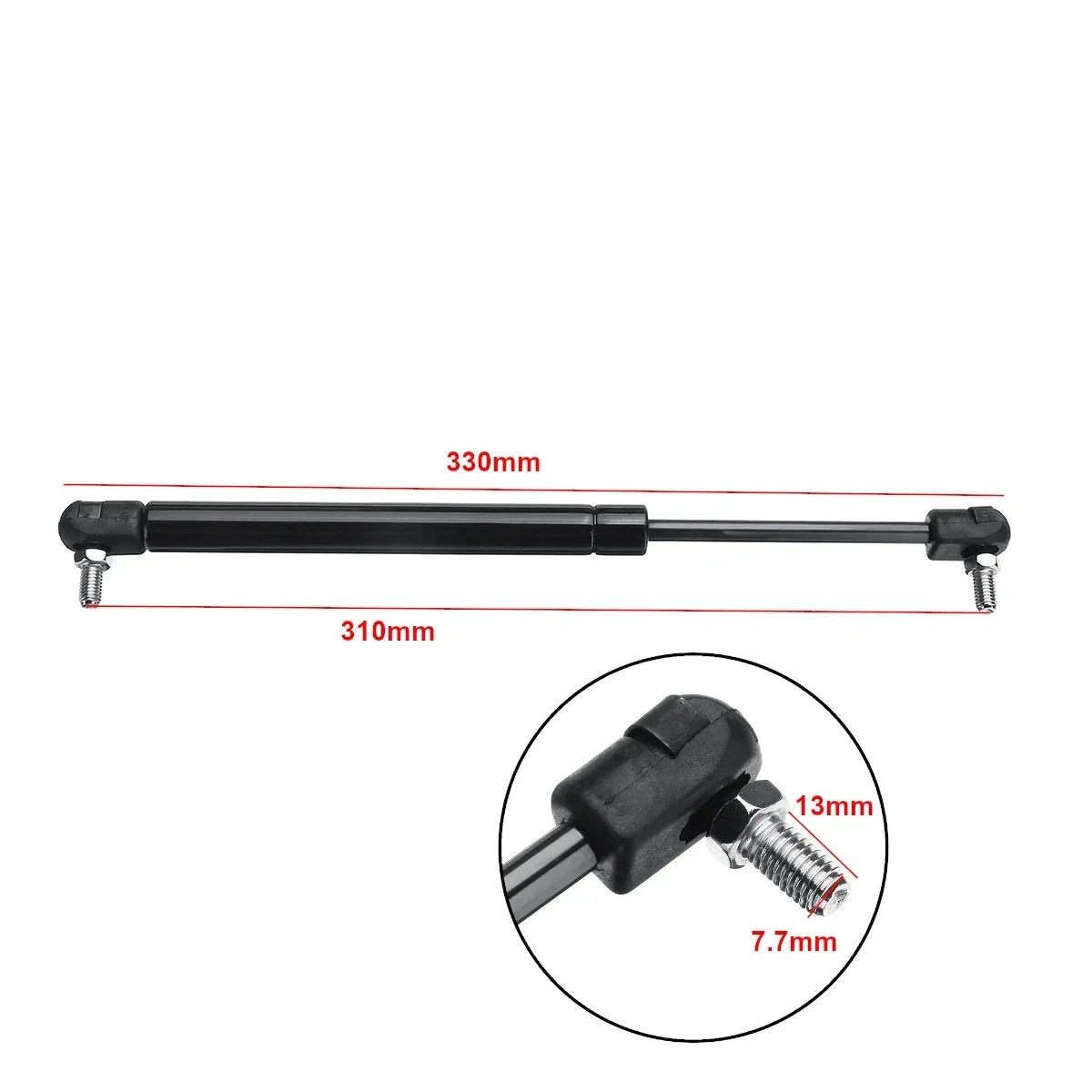 

200N 2pcs 310mm 8mm Car Gas Spring Support Gas Struts Bar Shaft For RV Caravan Trailer Tent Toolbox Bus Window Bed