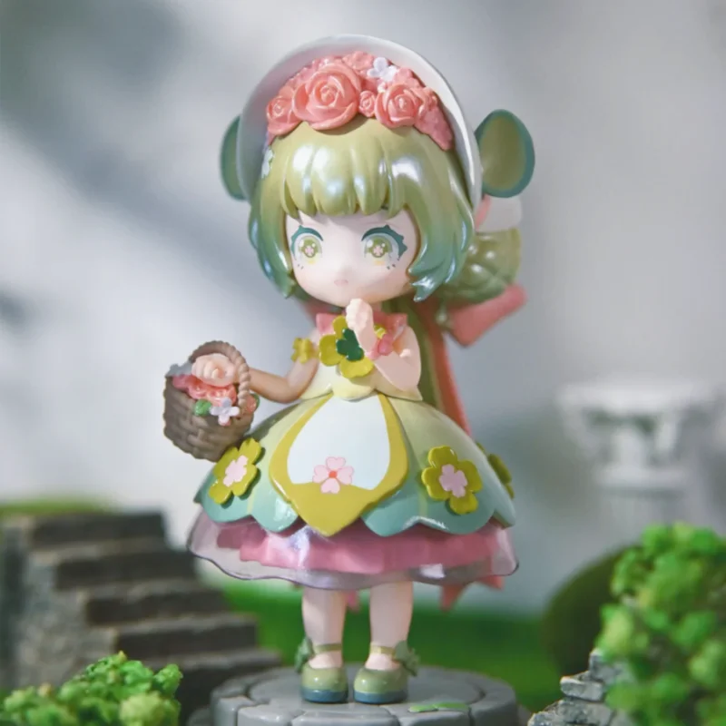 オリジナルココヤ V4 風と森の伝説ブラインドボックスかわいい人形置物トレンディなデスクトップアクション玩具誕生日ギフト