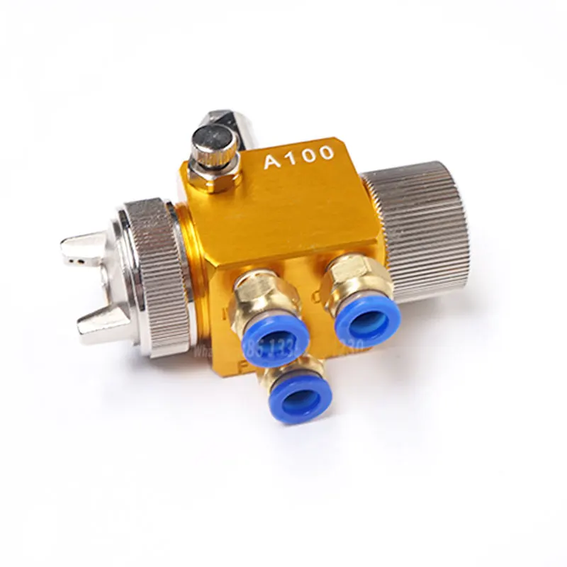

A-100 Automatic Air Paint Spray G un with 0.8/1.0/1.3mm Nozzle Options for Alco hol Spraying,Surface and Top Coating Spray Gu n