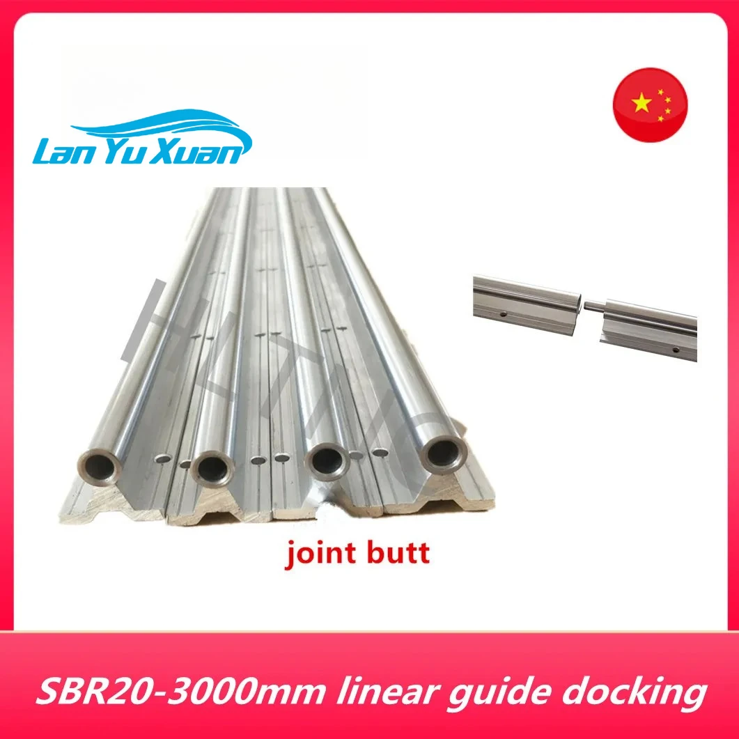 

SBR20 linear guide abutting joint 2 Set SBR20-3000mm 20 MM FULLY SUPPORTED LINEAR RAIL SHAFT ROD with 4 SBR20UU