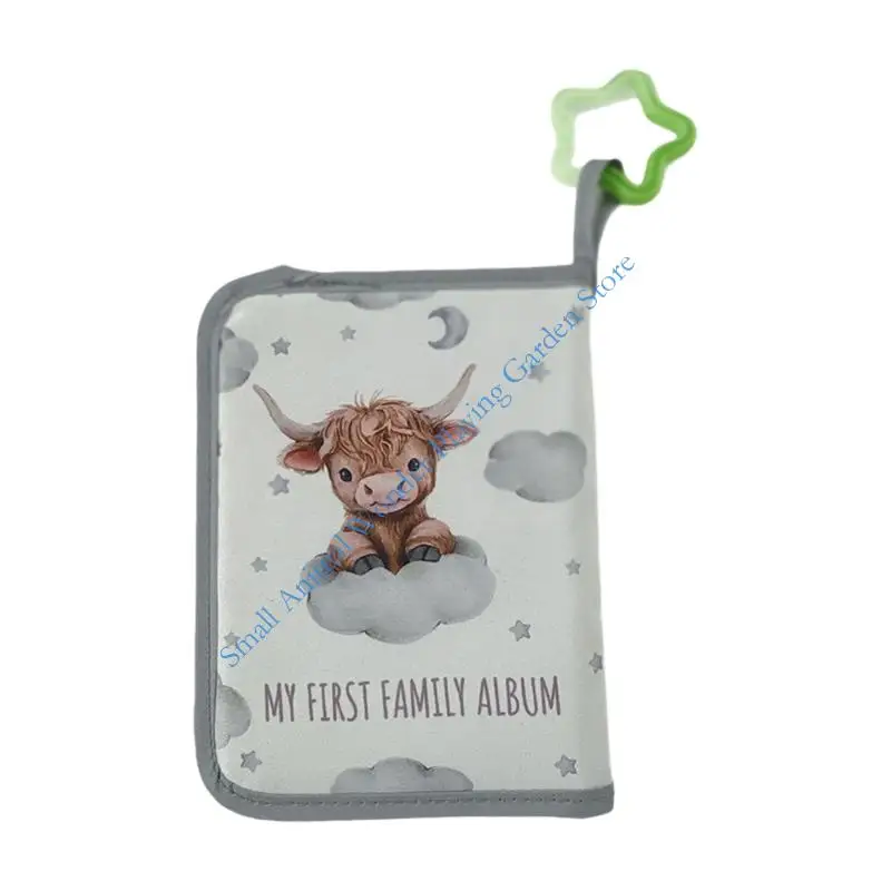 Baby's My Firsts Family Album Soft Photo Cloth Book Lovely My Firsts Book of Photos Baby Memory Album Gift for Newborns