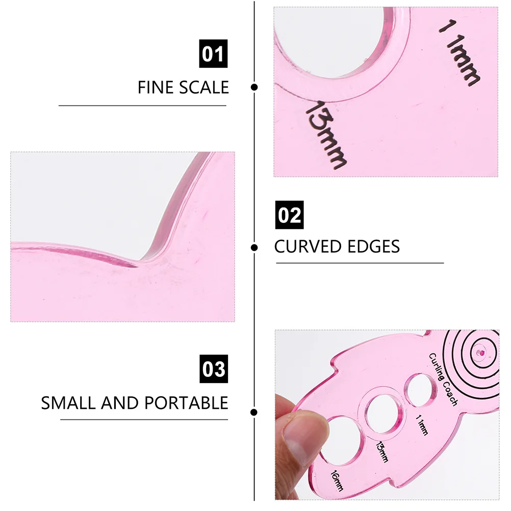 مجموعة أدوات لف الورق البلاستيكية المتينة المكونة من 6 قطع لمحبي صنع بطاقات المعايدة وبطاقات النحمة فكرة هدية