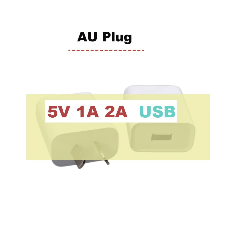 5V 1A 2A  USB Charger Travel Wall Charging Head Phone Adapter Portable US Plug for ip camera strip Mobile Phone Chargers M20