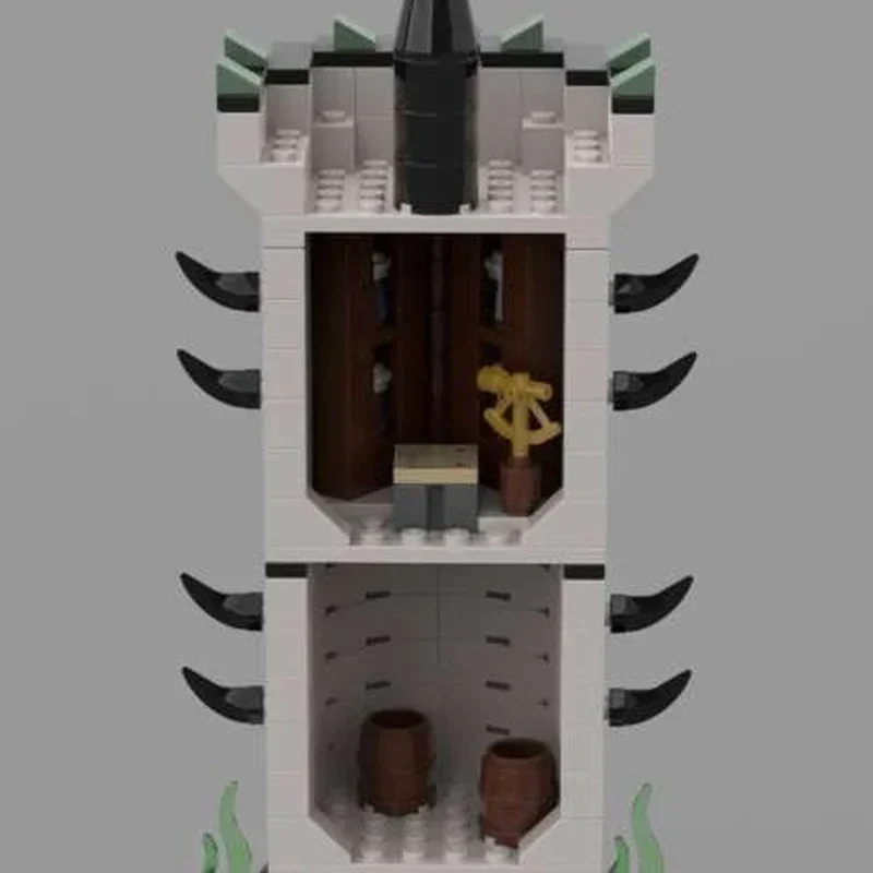 Ring Movie Model Moc Building Blocks Witch King Castle Model Technology Brick DIY Assembly Construction Toy Holiday Gifts
