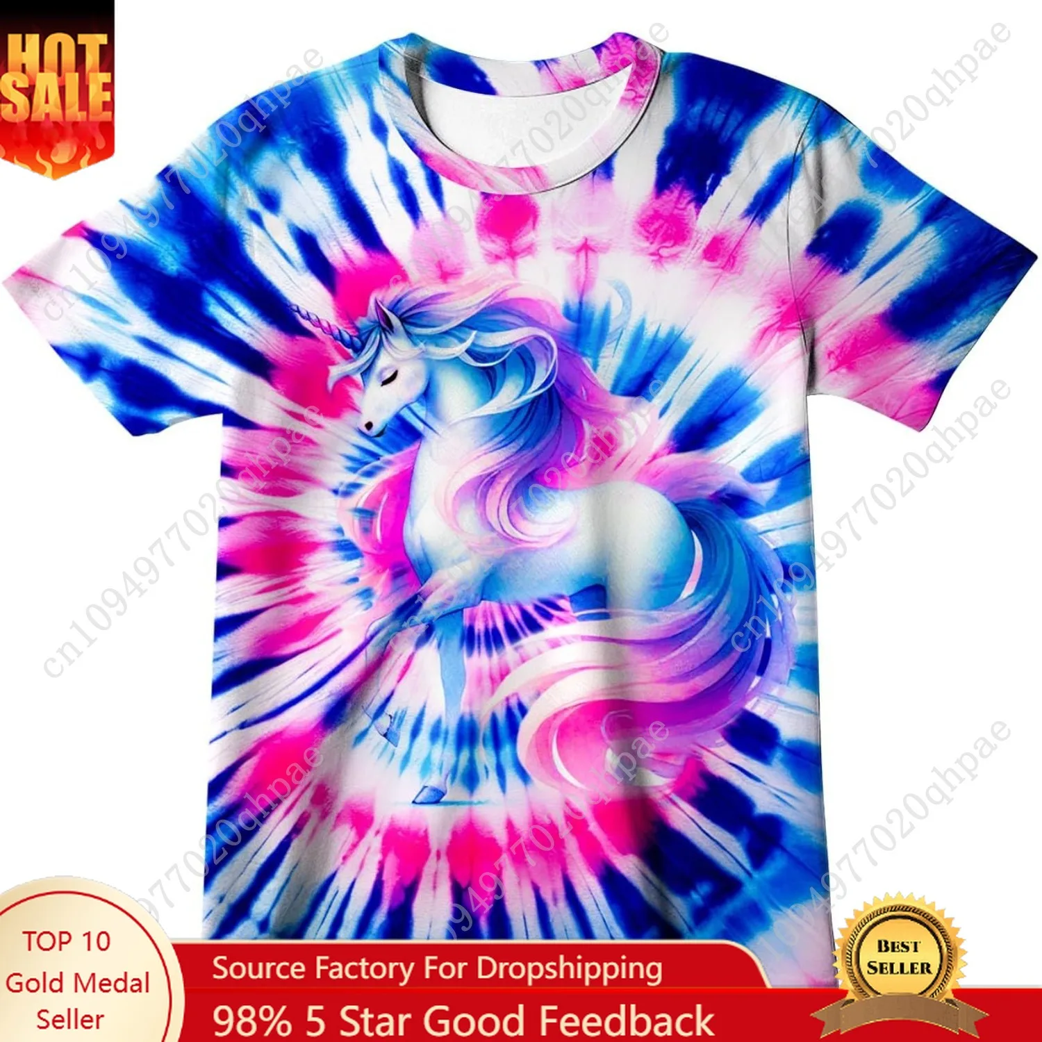 

Little Kids Tie Dye Shirt Size 4-10 Boys Girls Hippies Senior Tie-Dye Tee Tshirt