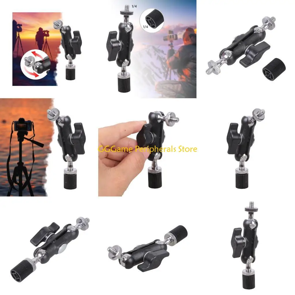

U55B 1/4Inch Threaded Extension Adapter For Camera Phone Mounts Tripod Use