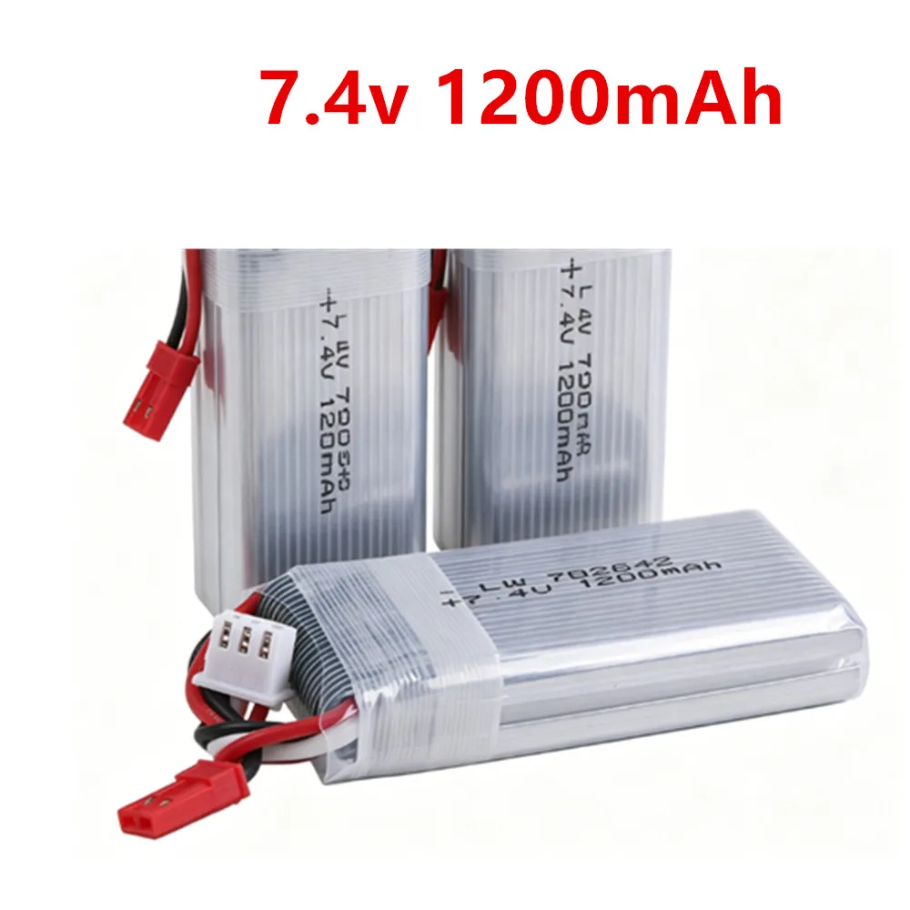 782642 7.4V Charger Sets And 7.4V 1200mAh Lipo Battery With JST Plug for MJXRC X600 F46 X601H JXD391V RC Quadcopter Drone