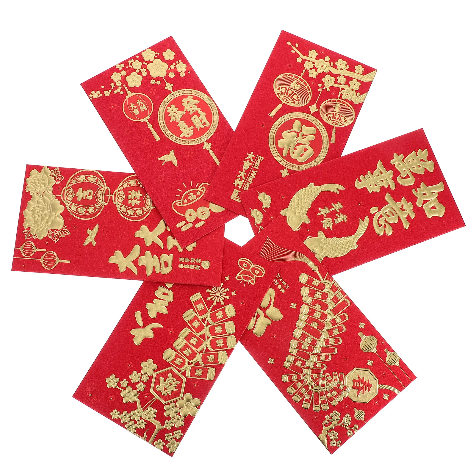 18 Sobres Rojos de Año Nuevo Chino 2025, 3D, Feliz Festival de Primavera Lunar, Hong Bao, Sobres Reutilizables para Regalos de Cumpleaños