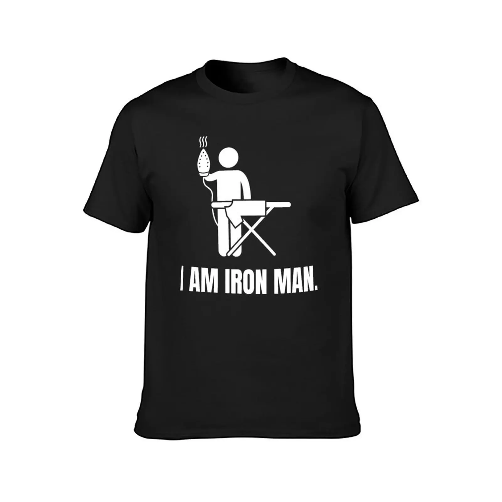 I am Ironing Man (White) Essential T-Shirt plain animal prinfor boys kawaii clothes customs Men's clothing