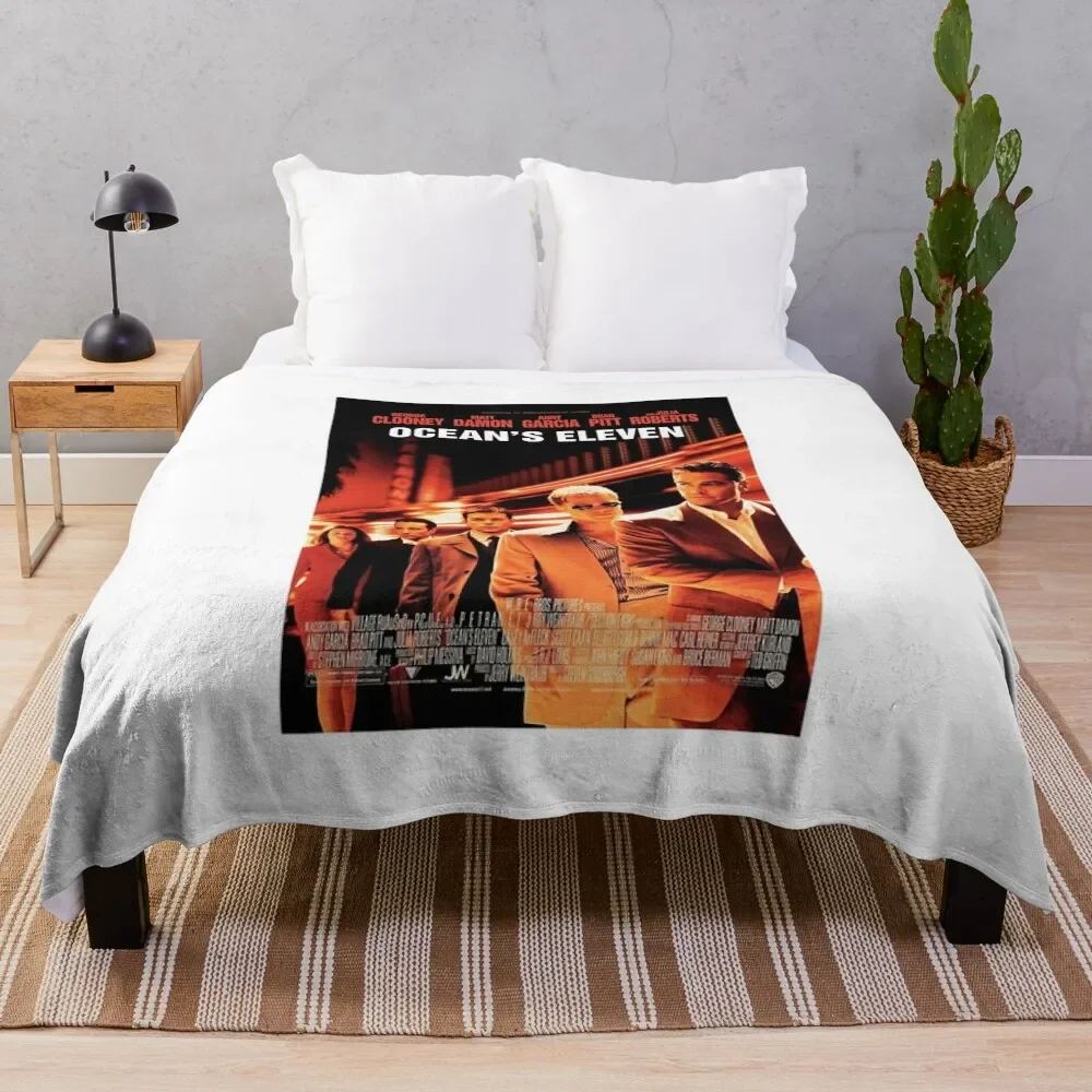 

Birthday Gifts Ocean's Movie Film Eleven Music Vintage Retro Throw Blanket Retros sofa bed Blankets