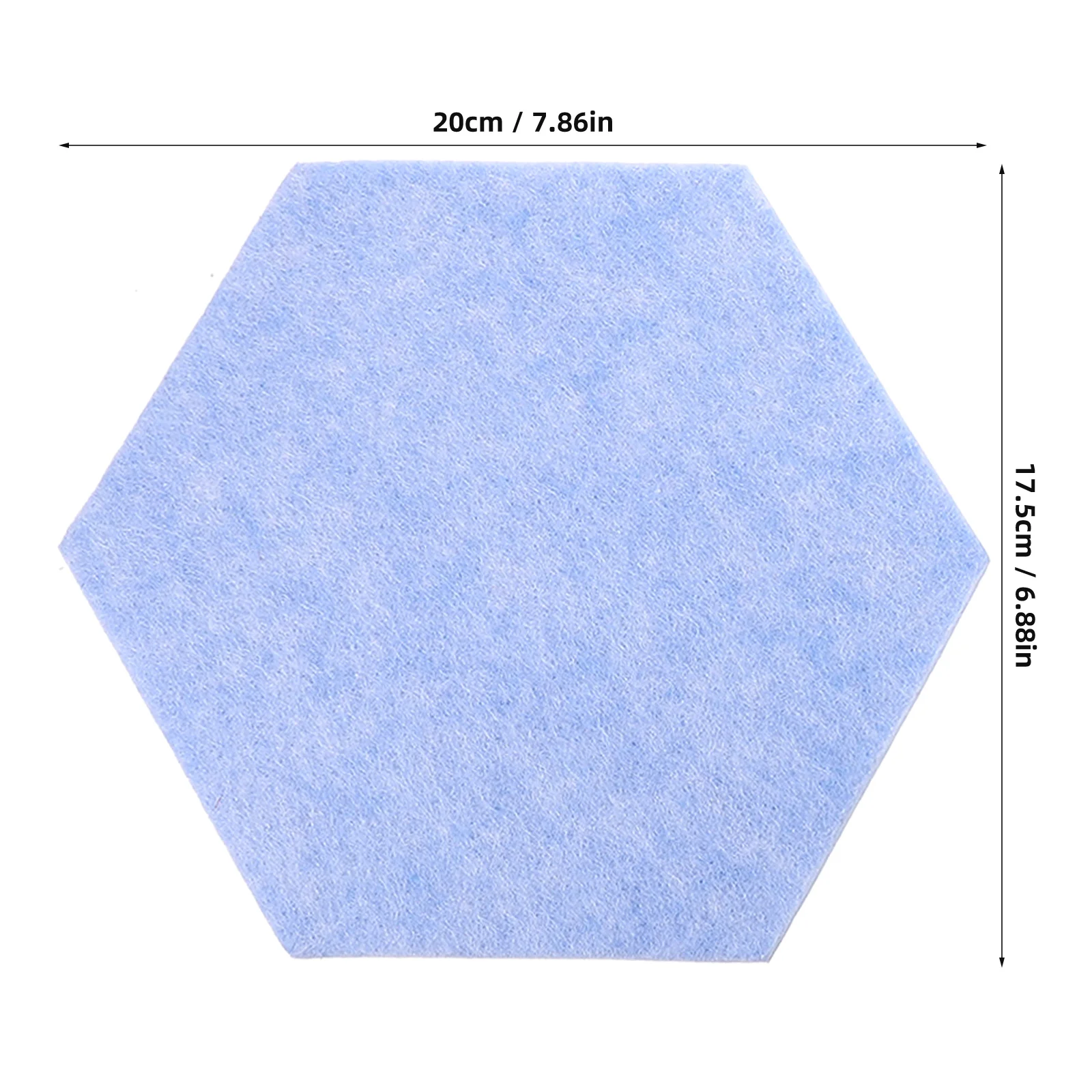 8 قطعة لوحة الإعلانات السداسية البلاط ورأى جدار دبوس لوحات لغرفة النوم ديكور المنزل مكتب مذكرة ملصقات ورأى قطع المجلس