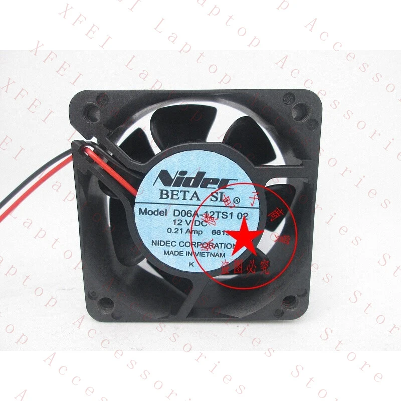 

Вентилятор охлаждения инвертора D06A-12TS1 02 DC12V 0.21A 6CM, 1 шт. # как