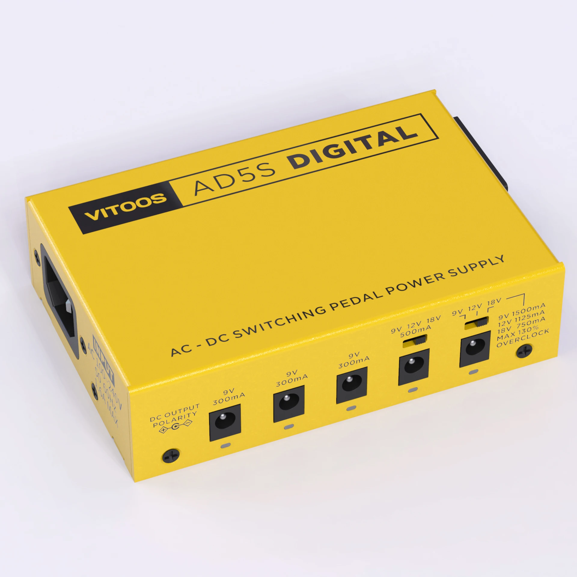 VITOOS AD5S DIGITAL effect pedal power supply fully isolated Filter ripple Noise reduction High Power Digital effector