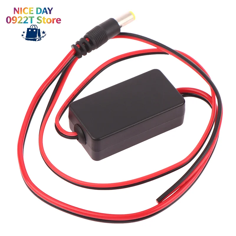 12V DC Power Relay Capacitor Filter Connector for Backup Auto Car Camera Filter,Car Rear View Rectifier@#X