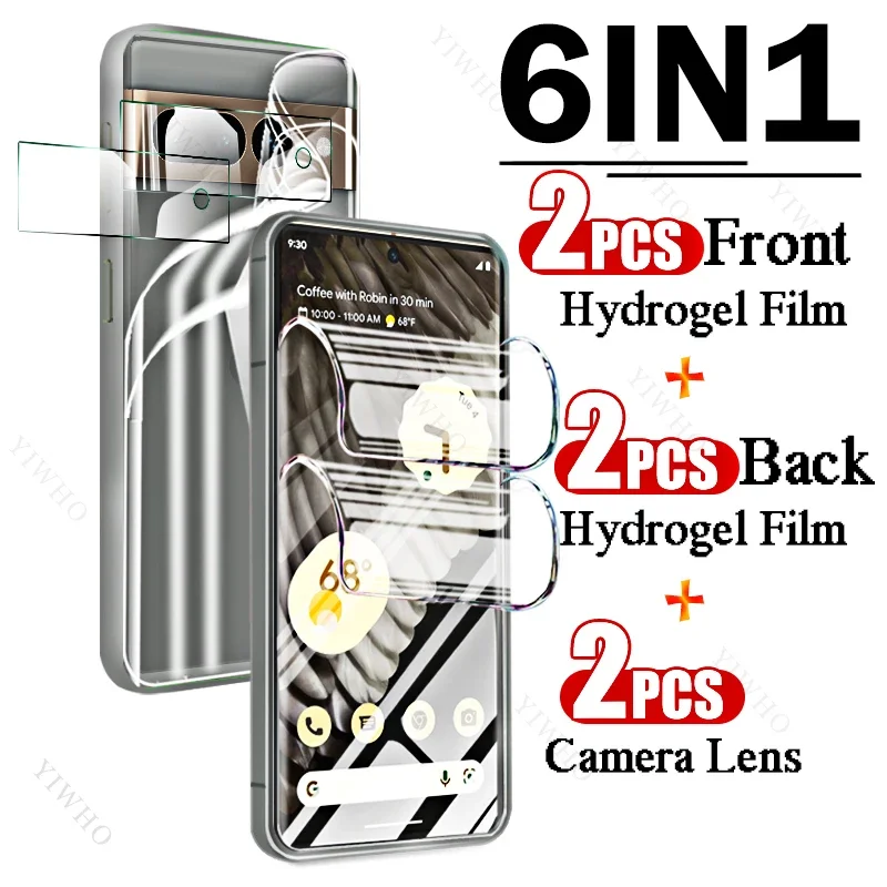 9in1 Full Cover Front Back Hydrogel Film for Google 7 Pro GP4BC 6.7