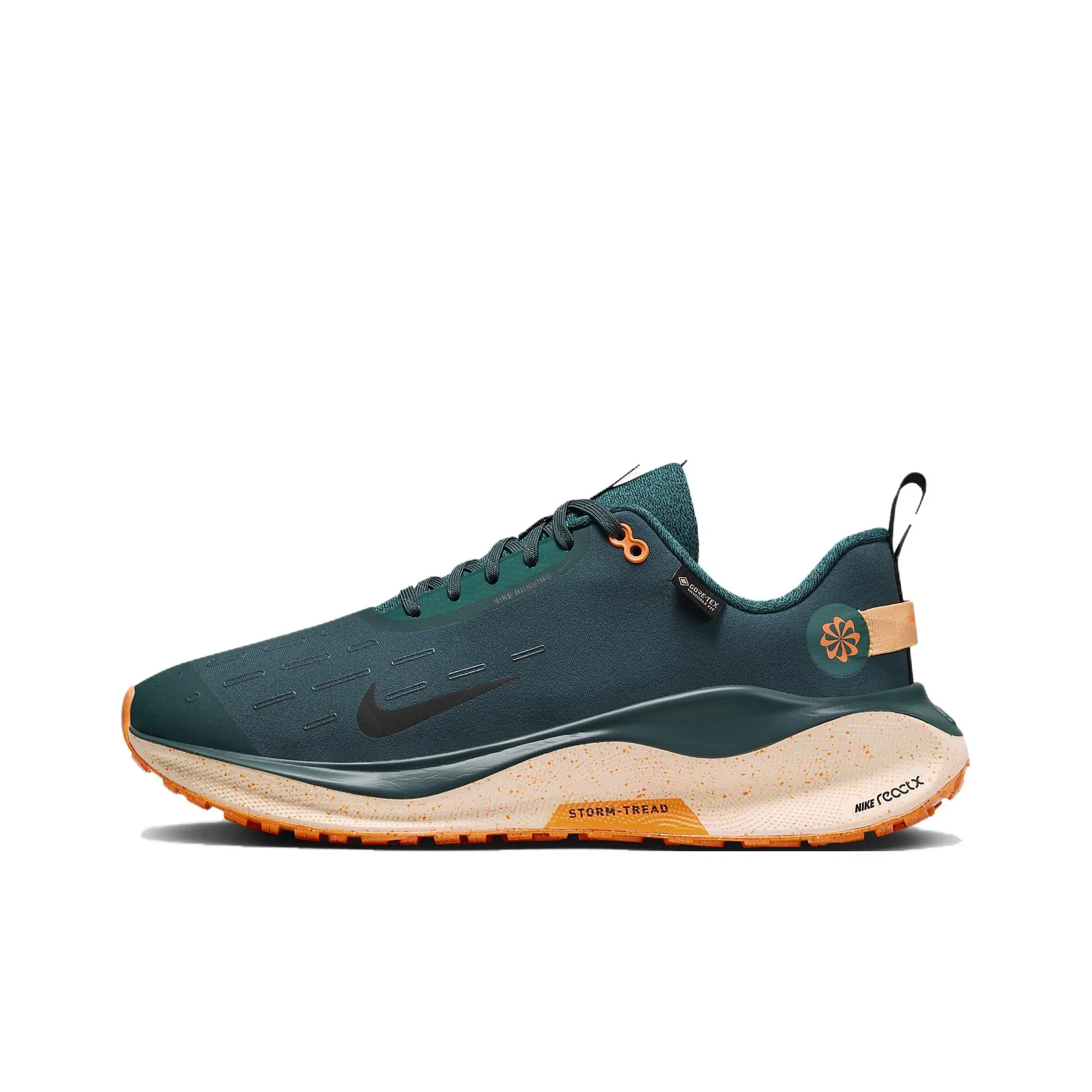 

Nike ReactX Infinity Run 4, Deep Jungle Total Orange FB2204-300