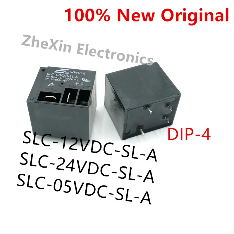 5-10PCS/Lot   SLC-24VDC-SL-A 、SLC-12VDC-SL-A 、SLC-05VDC-SL-A   DIP-4   New original Relay A set of normally open