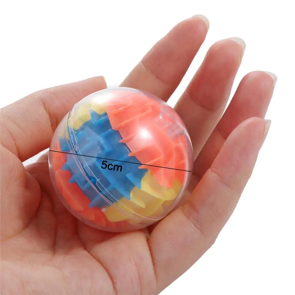 Mini jouets de boule roulante en plastique transparent, cube de vitesse, labyrinthe, jeu à six faces, IkToys