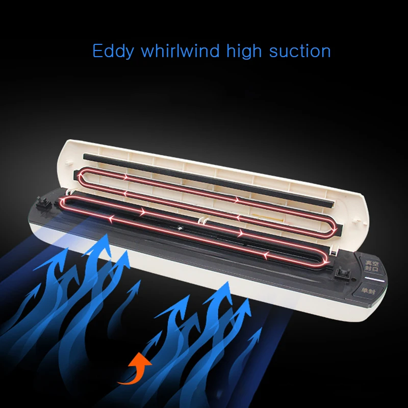 Thực Phẩm Hút Chân Không Niêm Phong Với 10Pcs Túi 30Cm Nhiệt Niêm Phong 45kPa Hút Thiết Bị Nhà Bếp Thermoforming Máy Đóng Gói Chân Không IDEACH