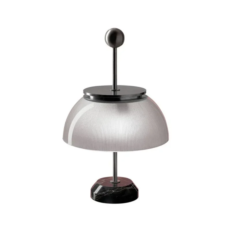 

Italian glass desk decorative table lamp, Nordic simple living room bedroom bedside study desk bed and breakfast table lamp