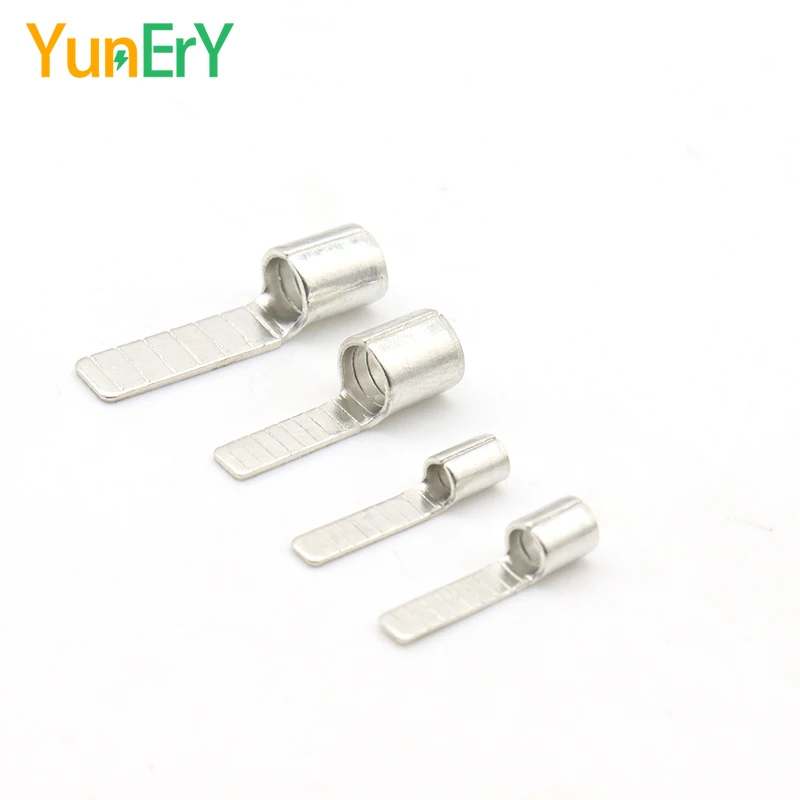 100PCS 1/2/5mm² PCB Connector Crimping Terminals Pin Type Chip Type Terminal Block Brass Tin Plated Terminal Block 22-10 AWG